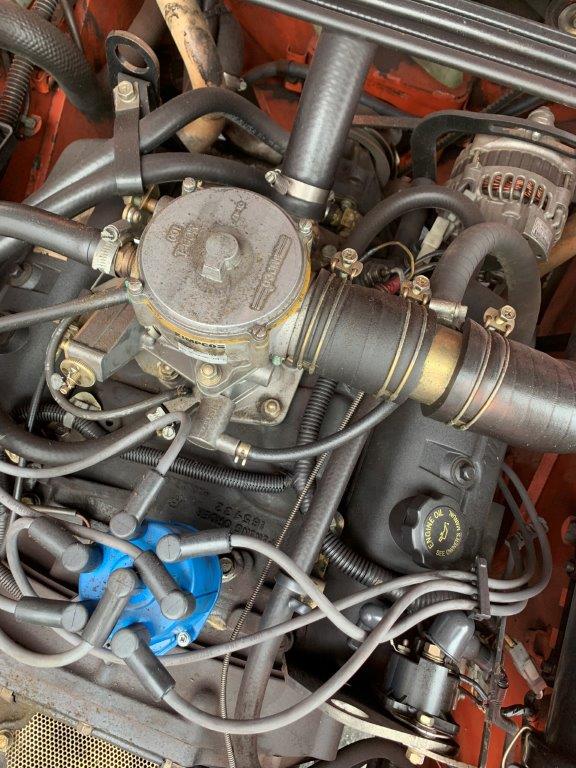 2003 nissan forklift with 6 cylinder engine for sale