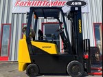 Solid cushion tires yellow toyota forklift for sale