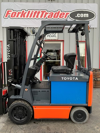 3 stage mast 2016 orange toyota forklift for sale