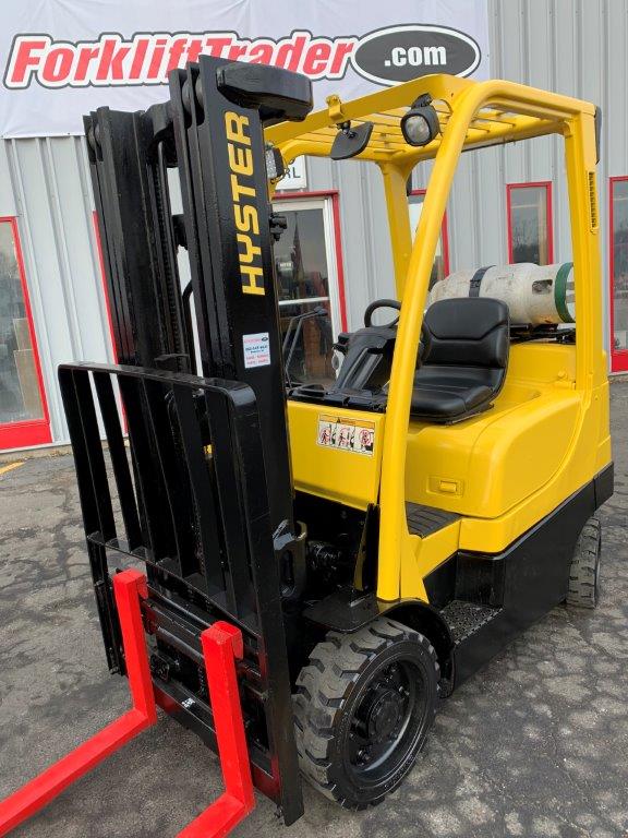 42" forks yellow hyster forklift for sale
