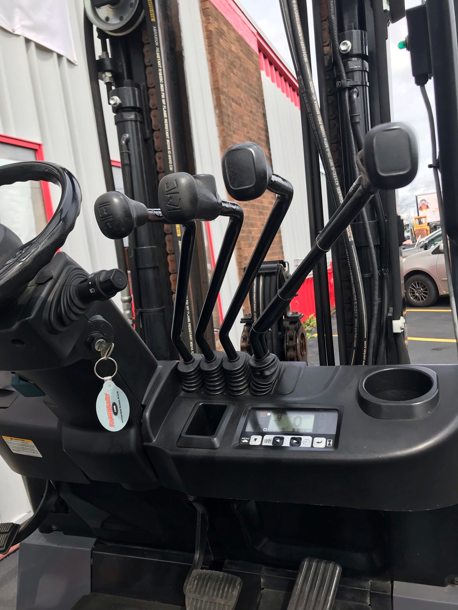 *SOLD* 2015 TOYOTA 8FBCU32 6500LB CUSHION TIRE FORKLIFT SS OR SSFP