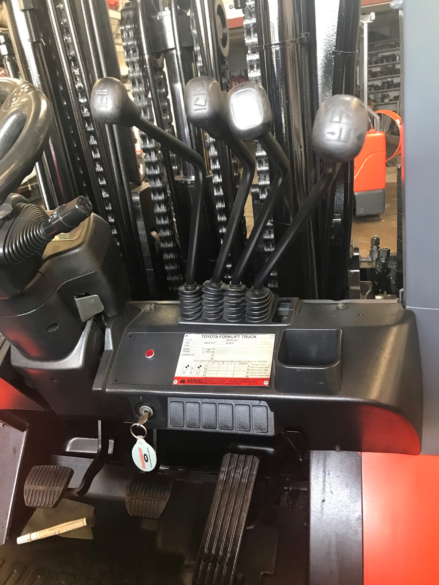 2003 toyota forklift with power steering for sale