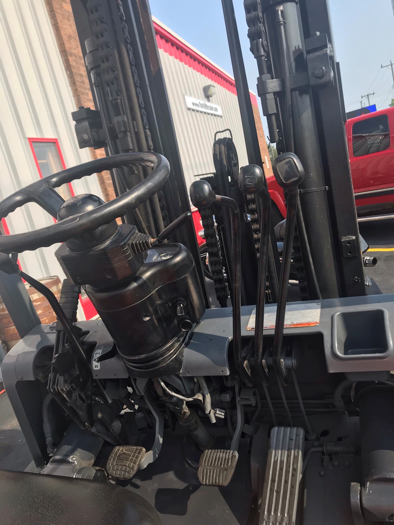 1998 toyota forklift with side shifter for sale