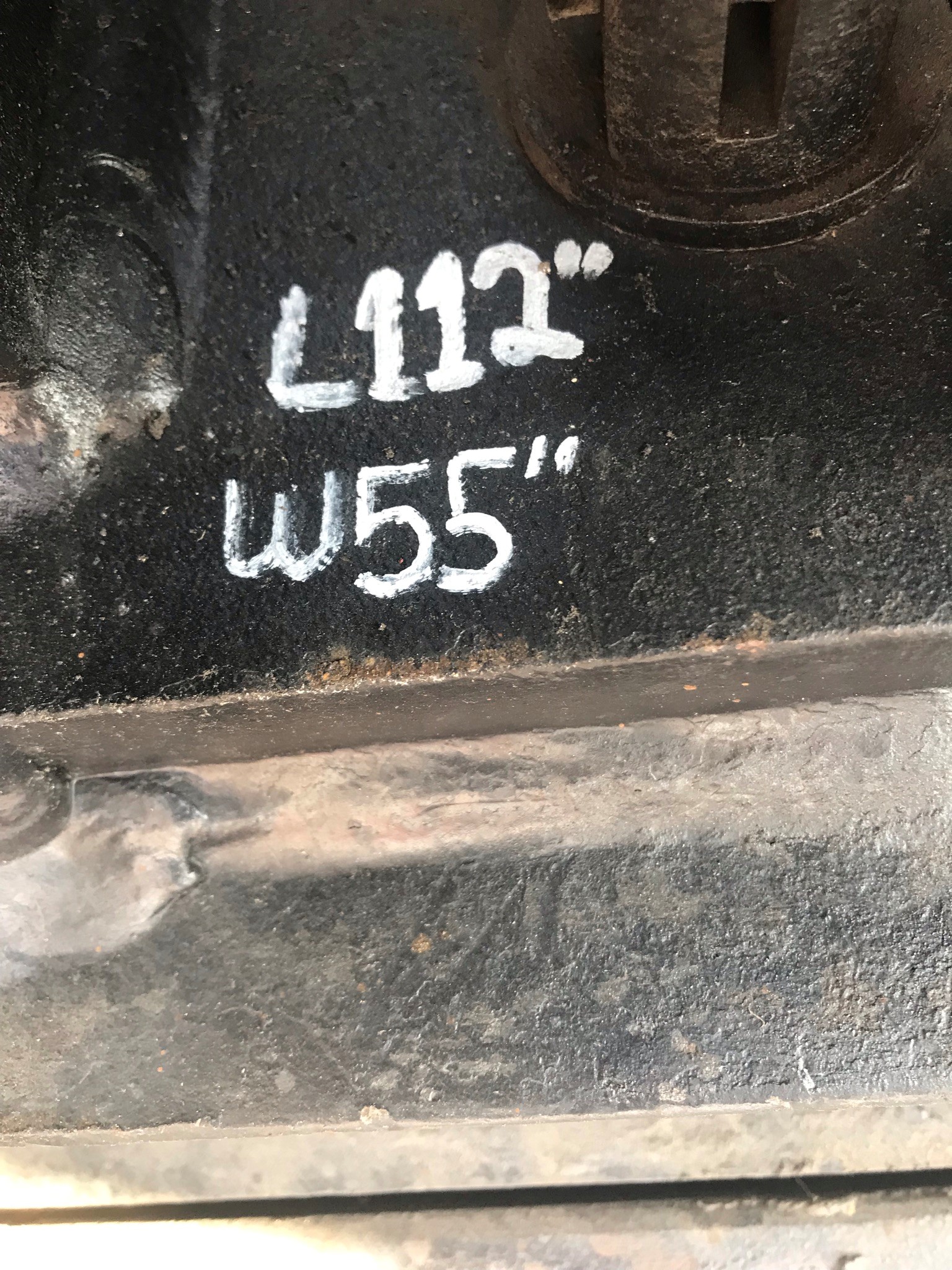 Orange 1998 toyota forklift with dimensions L112" W55" for sale