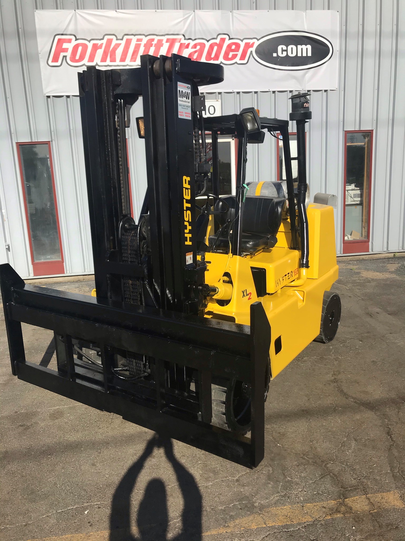 181" lift height 1999 yellow hyster forklift for sale