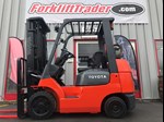Cushion tires orange toyota forklift for sale