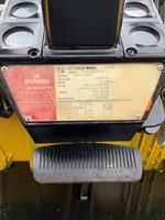 Model H110XL yellow hyster forklift with serial number F005D06973P for sale