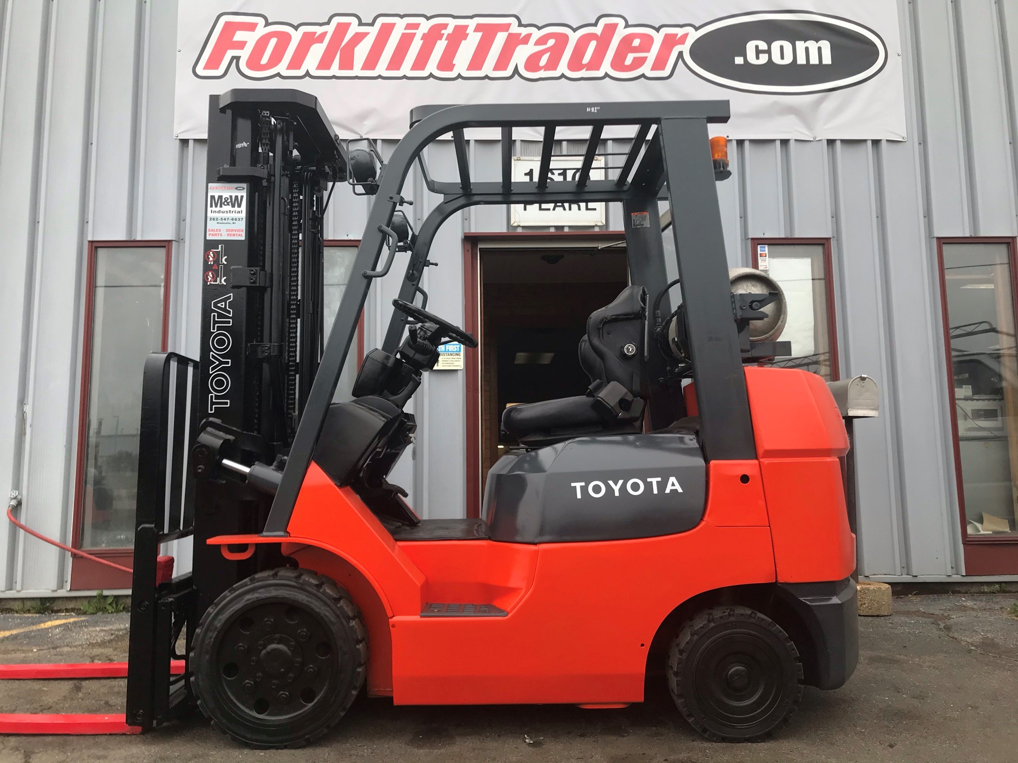 189" lift height 2007 toyota forklift for sale