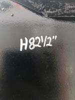 Yellow 2005 hyster forklift with dimensions H82 1/2"