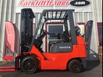 79" lift height orange toyota forklift for sale