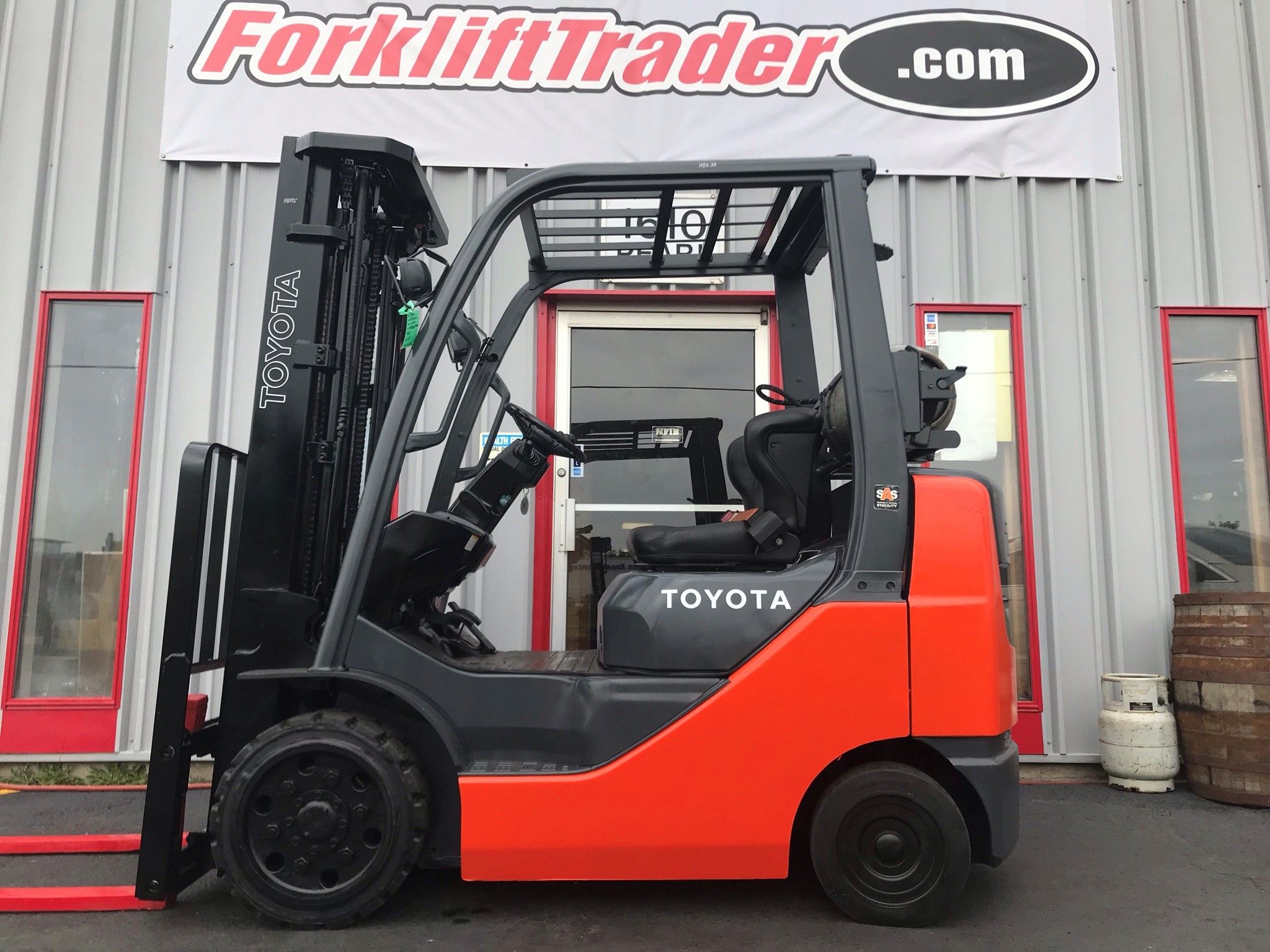 5,000lb capacity 2014 toyota forklift for sale