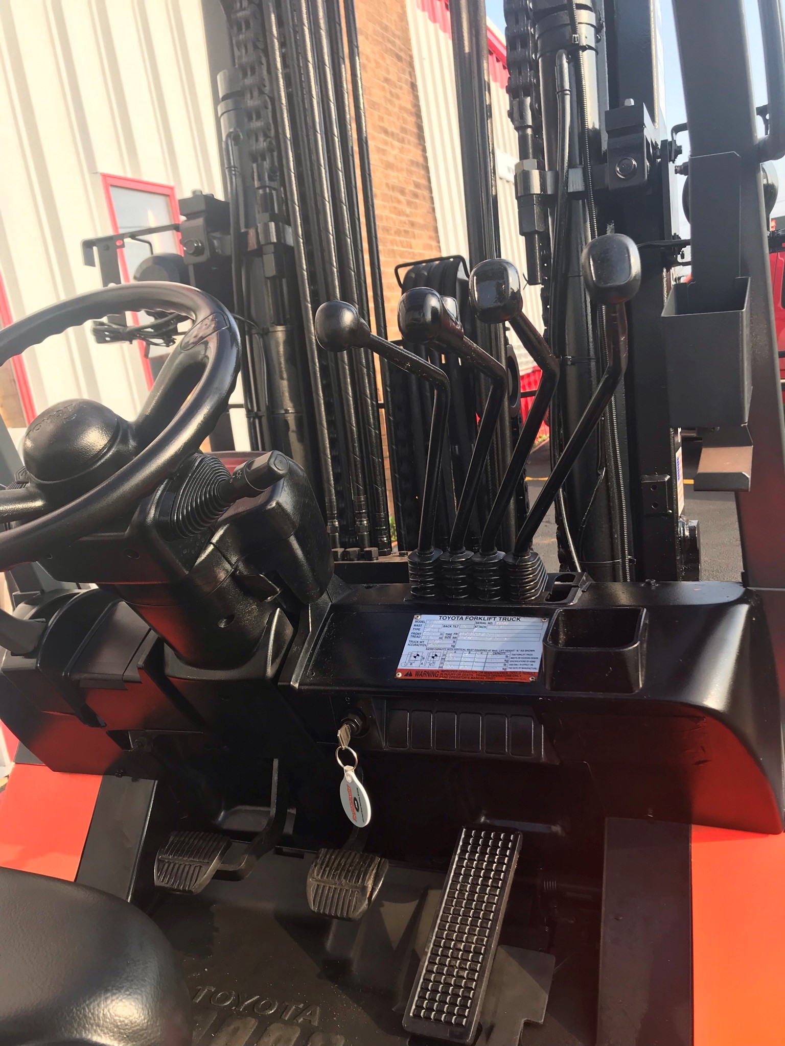 Side shifter 2012 toyota forklift for sale