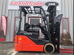 2015 Orange toyota forklift with 3,000lb capacity for sale