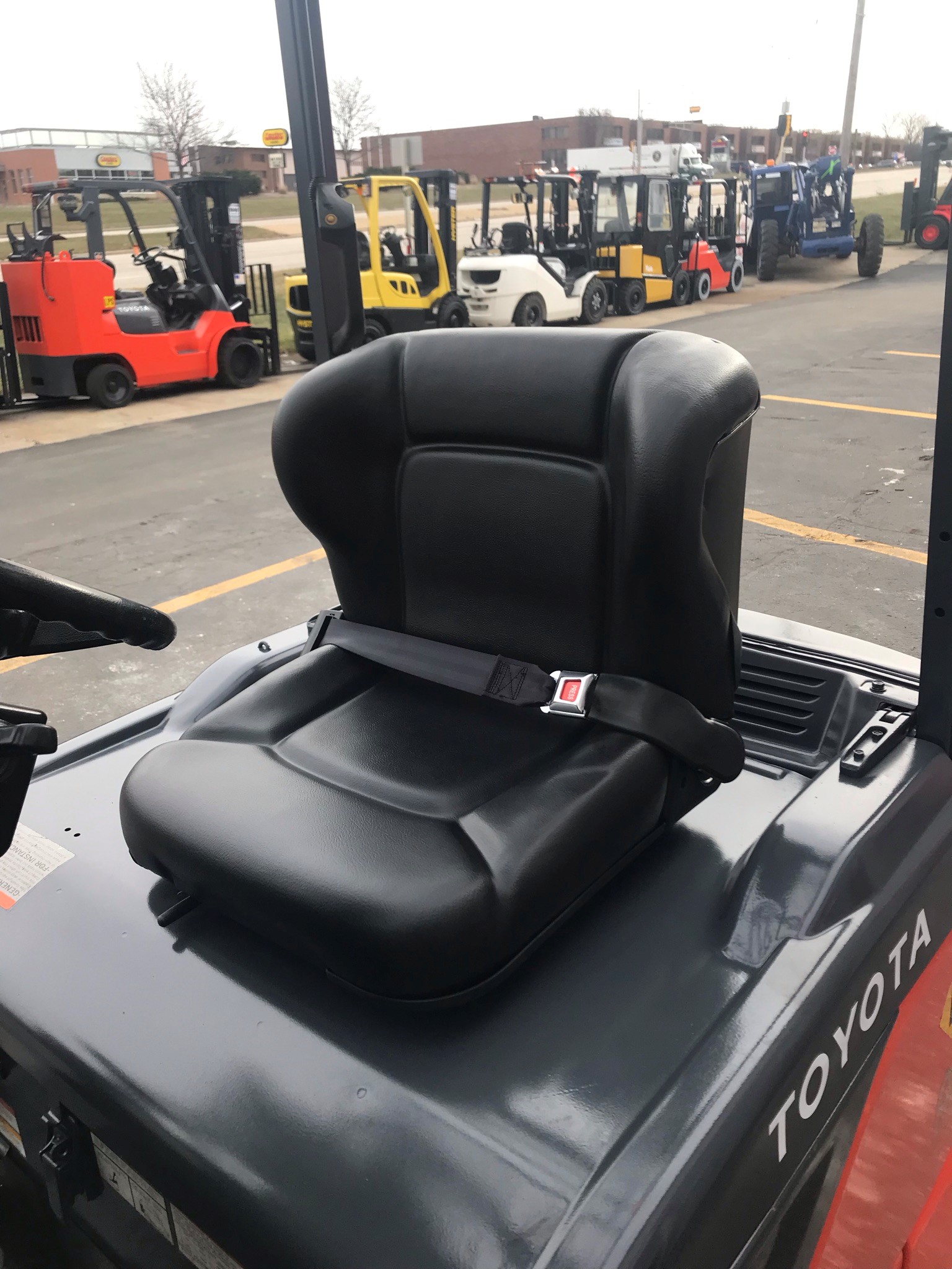 Power steering orange 2015 toyota forklift for sale Power steering orange 2015 toyota forklift for sale