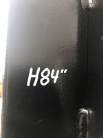 2004 orange toyota forklift with dimensions H84" for sale