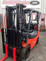 42" forks orange 2004 toyota forklift for sale