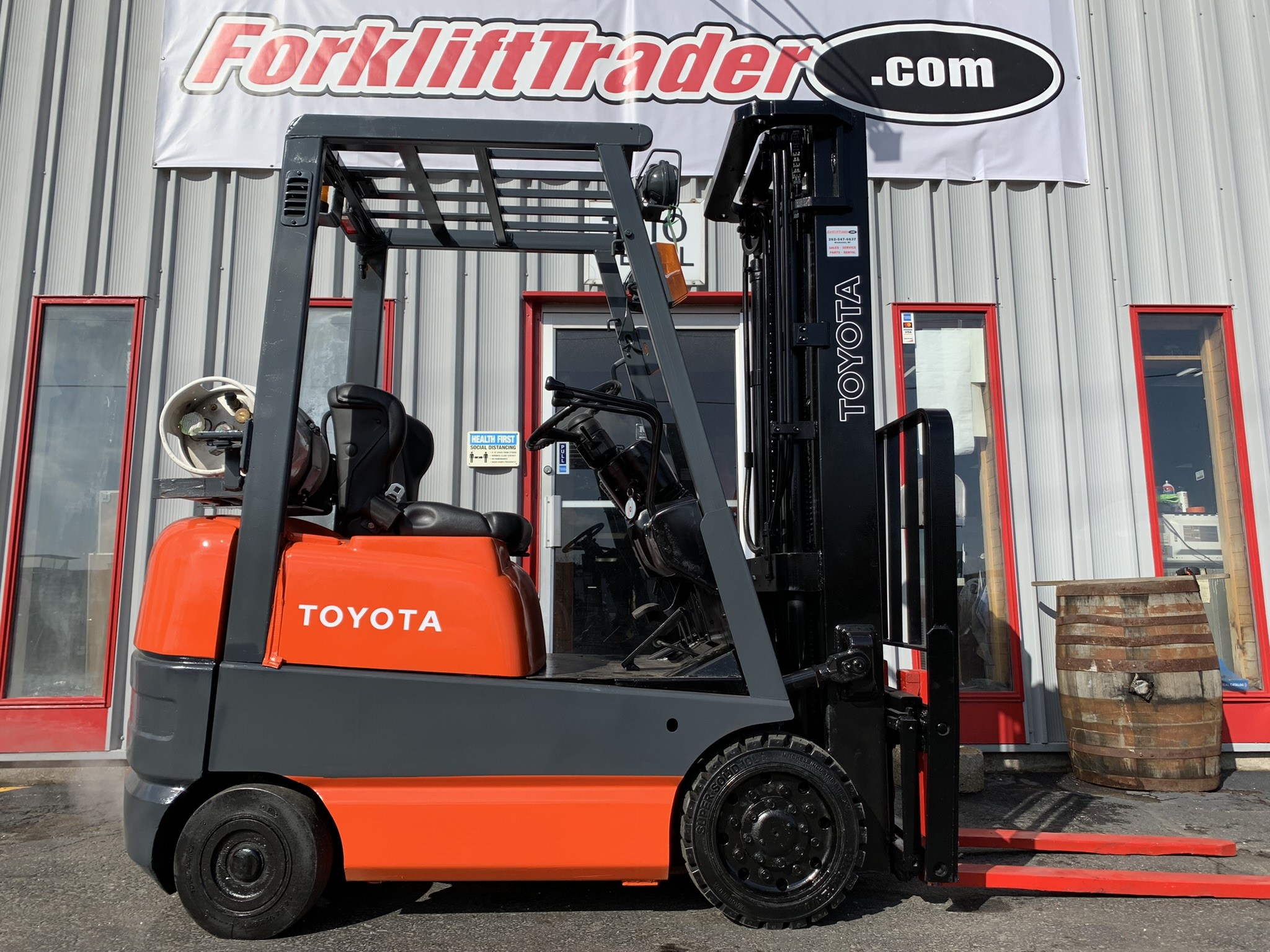 189" lift height 1998 toyota forklift for sale