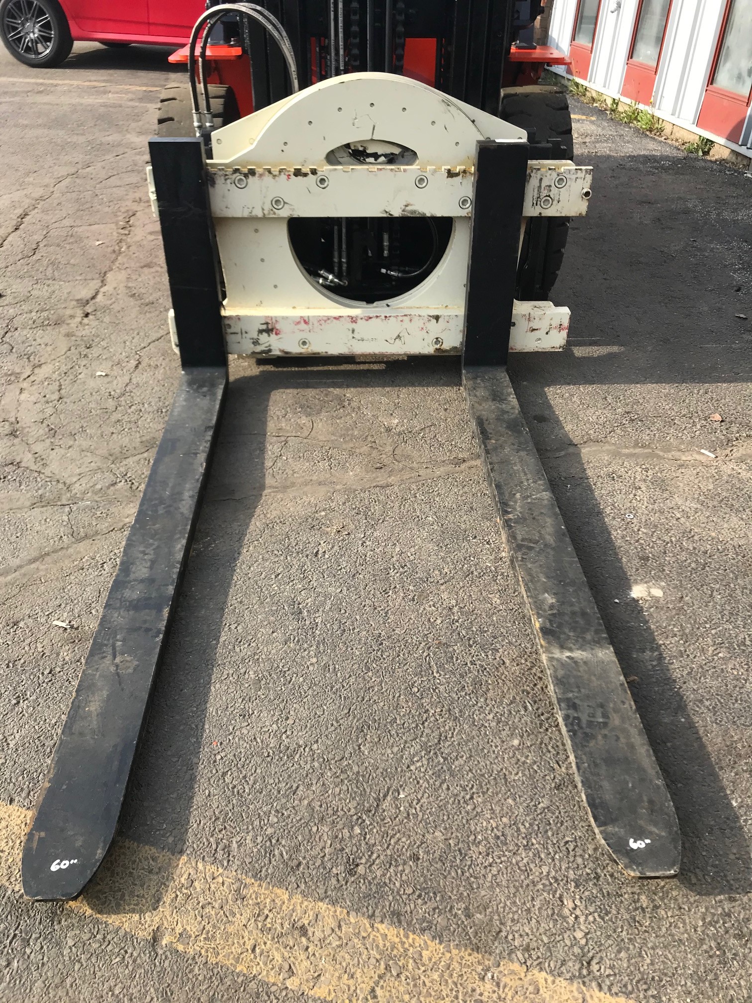 2004 TOYOTA 7FGU30 6000LB PNEUMATIC TIRE FORKLIFT LIFTTRUCK W/ 4 WAY