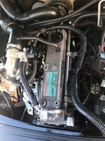 Orange toyota forklift with auto transmission for sale