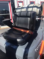 4 stage mast orange toyota forklift for sale