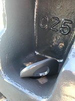 Model 7FGCU20 orange toyota forklift with serial number 92426 for sale