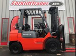 189" lift height orange toyota forklift for rent