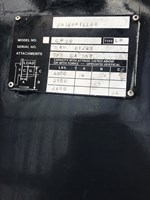 Model RR5220-35 white crown reach truck with serial number 1A308584 for sale