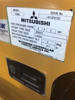 2005 cat forklift with pneumatic tires for sale