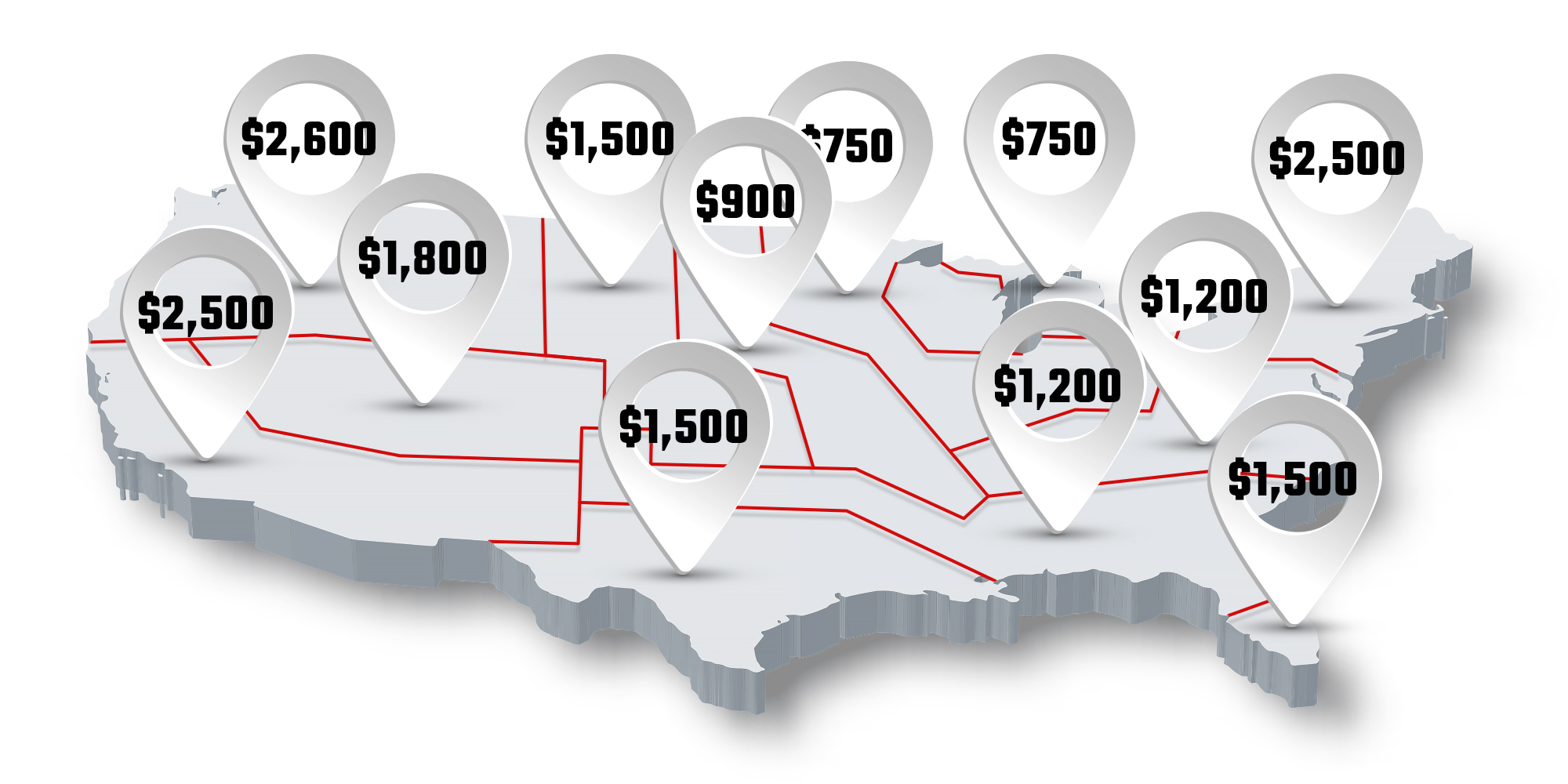 Shipping Costs to the United States Forklift Trader Nationwide Shipping Rates
